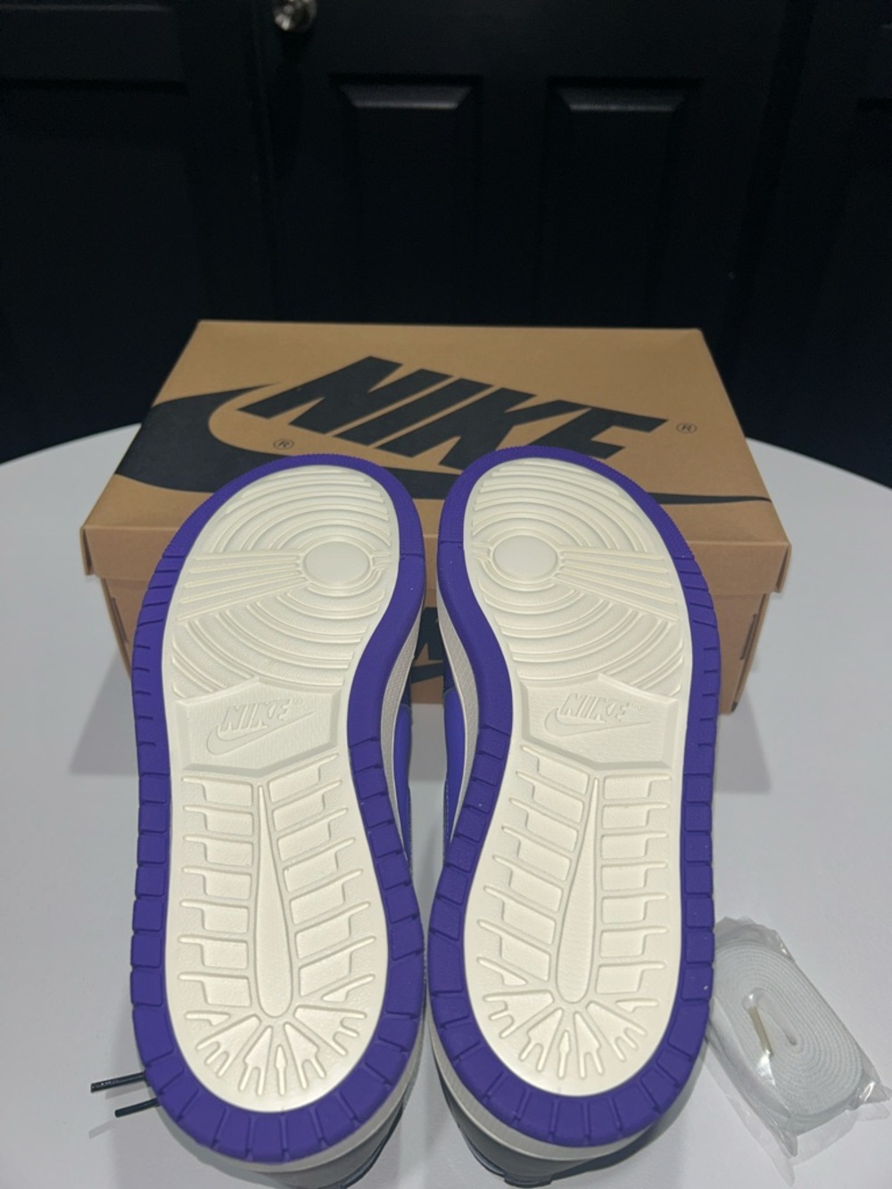 Jordan 1 High Zoom Air CMFT “Purple Patent” Men’s Size 10.5 - Picture 7 of 12